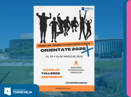 Torrevieja celebra del 24 al 26 de marzo la III Feria de Orientación Educativa en el Auditorio Internacional