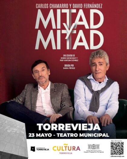 Cultura Torrevieja suma tres nuevas propuestas:  la comedia 'Los amantes', el teatro ácido de 'Mitad y Mitad' y la danza de 'Fantasía española'