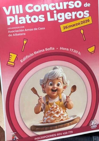 Albatera, evento: VIII Concurso de Platos Ligeros en el que se enlaza el tradicional postre en torno a las fechas de la semana de pasión, organizado por la asociación de amas de casa de Albatera