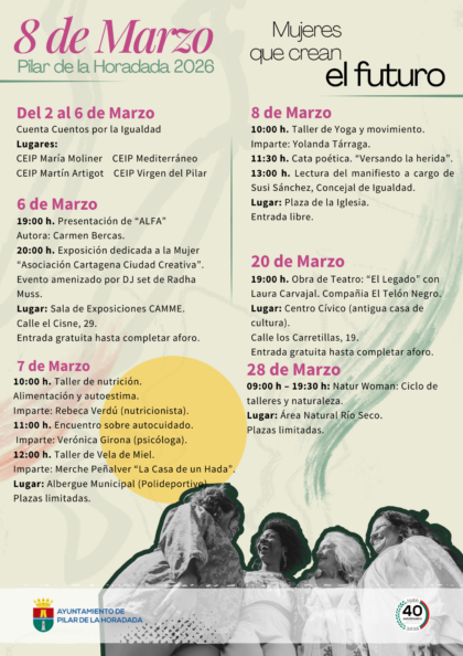 Pilar de la Horadada, evento: Sesión de cuentacuentos por la igualdad para alumnado de Infantil y Primaria en cuatro centros escolares, dentro del programa de actividades del Día Internacional de la Mujer, el 8M, organizadas por el Ayuntamiento