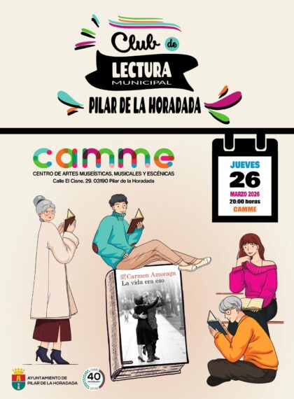 Pilar de la Horadada, evento cultural: Encuentro del Club de Lectura Municipal para comentar la obra 'La vida era eso', de la escritora Carmen Amoraga, organizado por la Concejalía de Cultura