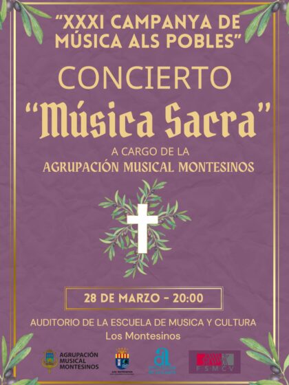Los Montesinos, evento cultural: Recital de la coral 'Aromas de azahar', dentro de los actos de Cuaresma organizados por la Junta Mayor de la Semana Santa