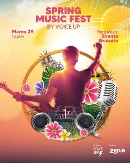 Orihuela Costa, evento: Festival gratuito 'Spring Music Fest', con la escuela de música 'Voice up', para todas las edades, dentro de los actos de marzo del Centro Comercial Zenia Boulevard