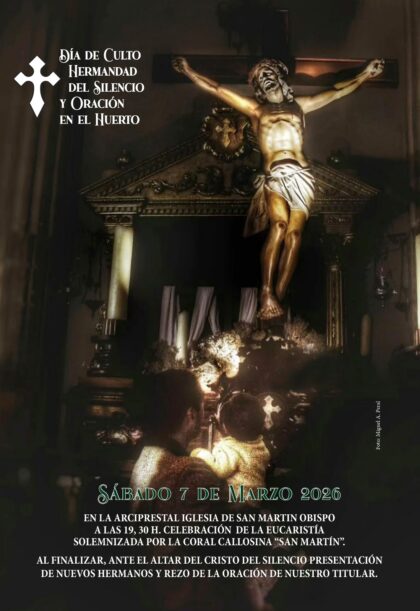 Callosa de Segura, evento: Traslado del Cristo de la Agonía, dentro de los actos de Cuaresma organizados por la Junta Central de Semana Santa