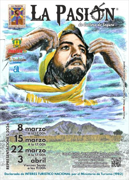 Callosa de Segura, evento: Celebración de la misa y acto de culto de la Cofradía de las santas Marías y Madre del Amor Hermoso, dentro de los actos de Cuaresma organizados por la Junta Central de Semana Santa