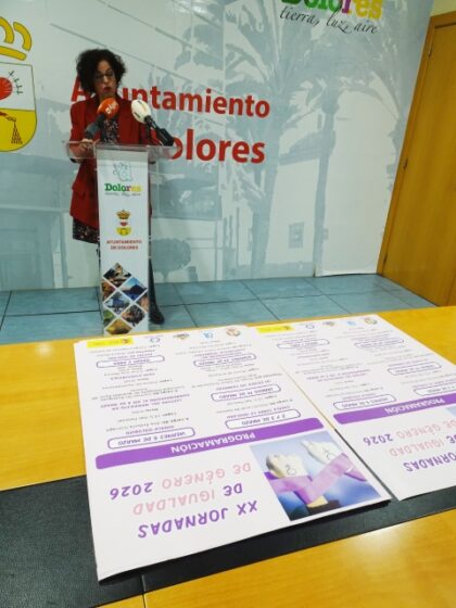 Dolores presenta las XX Jornadas de Igualdad de Género con un amplio programa de actividades para conmemorar el 8M Dolores presenta las XX Jornadas de Igualdad de Género con un amplio programa de actividades para conmemorar el 8M