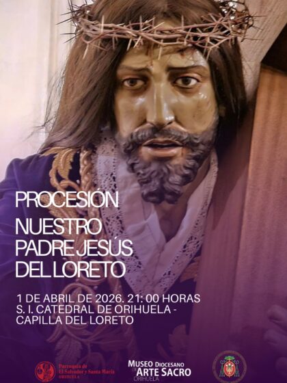 Orihuela, evento: Procesión de las cofradías Santa Cena y 'El Lavatorio', con la Centuria Romana de Nuestro Padre Jesús 'Los Armaos', dentro de los actos de Semana Santa organizados por la Junta Mayor de Semana Santa