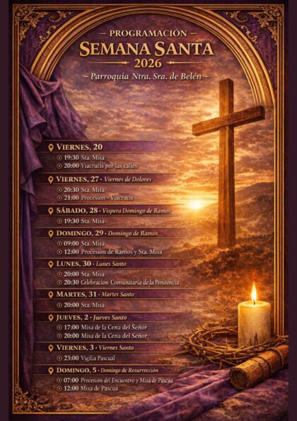 Bigastro, evento: Celebración de la misa en honor a la Virgen de los Dolores, dentro de los actos de Cuaresma y Semana Santa