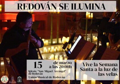 Redován, evento cultural: Concierto 'Redován se ilumina', por la Unión Musical de Redován, para vivir la Semana Santa a la luz de las velas, organizado por el Ayuntamiento