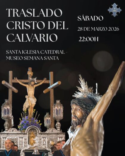 Orihuela, evento: Traslado del Cristo del Calvario de la Cofradía del Perdón, dentro de los actos de Cuaresma organizados por la Junta Mayor de Semana Santa