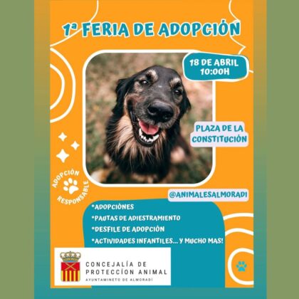 Almoradí convoca a protectoras y adiestradores para celebrar su primera Feria de Adopción responsable