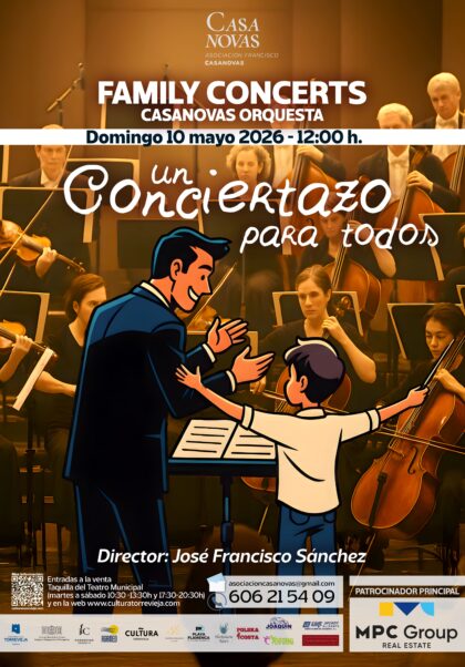 El concierto de la orquesta Capella de Ministrers y el de la Casanovas Orquesta junto a la celebración del Día de Europa protagonizan la semana cultural en Torrevieja