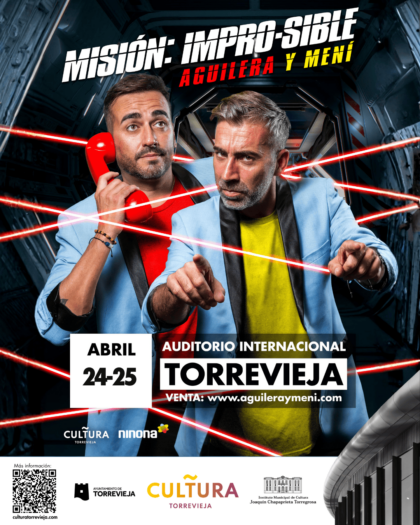El humor de Aguilera y Mení, la danza de 'Fantasía Española' y la comedia 'Locuras paralelas', protagonizan la agenda cultural del fin de semana en Torrevieja