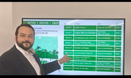 Estas es la programación de rutas y visitas organizadas por la Concejalía de Turismo para este mes de mayo