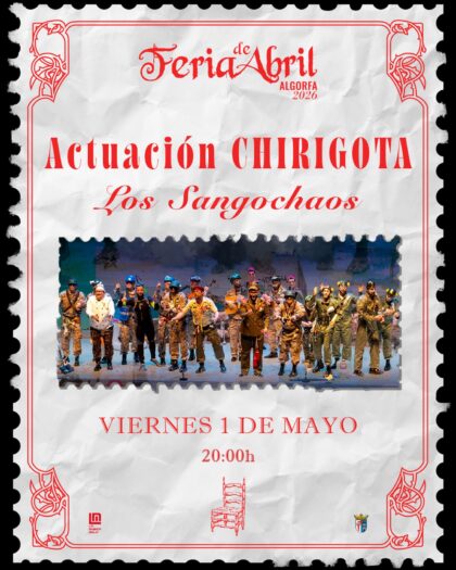 Algorfa, evento cultural: Espectáculos en el tablao flamenco, dentro de los actos de la Feria de Abril 2026 en su novena edición organizados por el Ayuntamiento