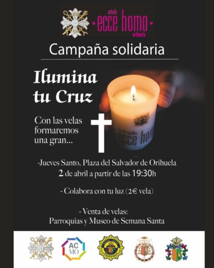 Orihuela, evento: Procesión de la Hermandad del Silencio, dentro de los actos de Semana Santa organizados por la Junta Mayor de Semana Santa