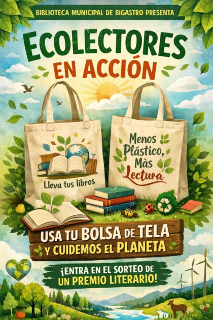Bigastro, evento cultural: Proyecto de animación lectora 'Ecolectores en acción', dentro de los actos del Día Internacional del Libro organizados por la Concejalía de Cultura