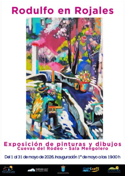 Rojales, evento: Exposición de pinturas y dibujos 'Rodulfo en Rojales', organizada por la Concejalía de Cultura