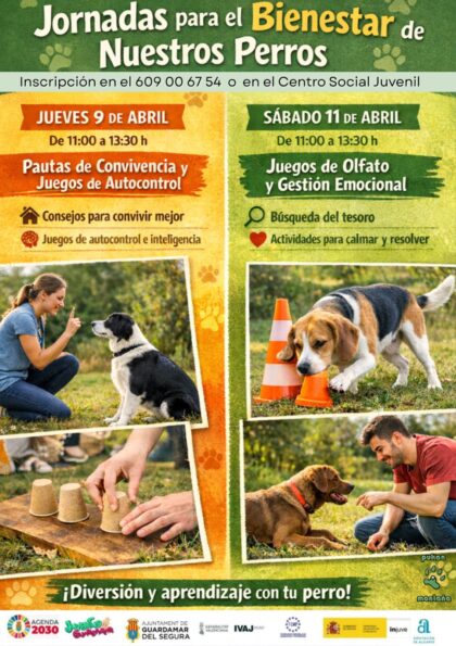 Guardamar del Segura, evento: Actividades del Centro Social Juvenil (CSJ) para jóvenes de 12 a 30 años, dentro de la agenda municipal de abril del Ayuntamiento