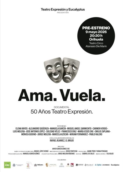 Orihuela, evento cultural: Actuación del humorista Edén Serrano para presentar su monólogo 'El 'show' de Edén Serrano', con motivo del Día de la Madre, dentro de la programación del segundo cuatrimestre de 2026 del Teatro Circo 'Atanasio Die'