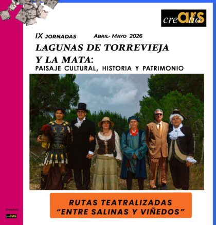 La Asociación Cultural 'Ars Creatio' organiza dos nuevas rutas teatralizadas en las lagunas de Torrevieja y La Mata