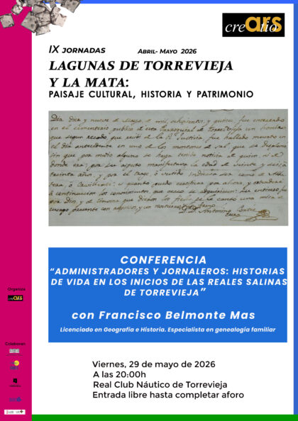 Francisco Belmonte Mas testimonia las historias de vida en los inicios de las salinas de Torrevieja 