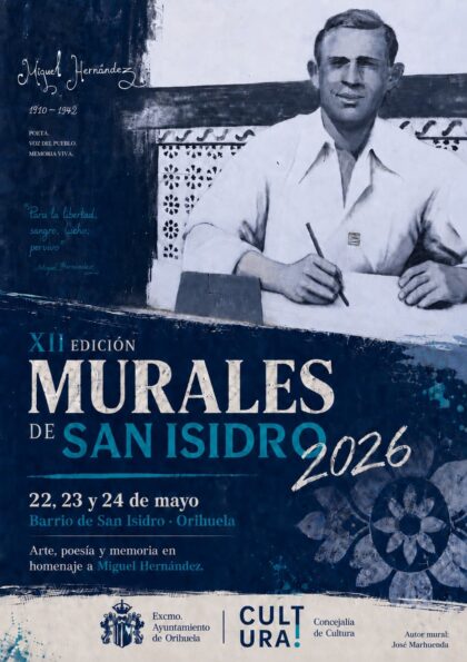 Cultura celebrará los ‘Murales de San Isidro 2026’ con un fin de semana de arte, música y actividades para todos los públicos