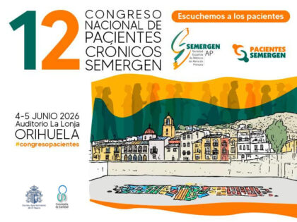 Orihuela reunirá a profesionales sanitarios, asociaciones de pacientes e instituciones en el XII Congreso Nacional de Pacientes Crónicos SEMERGEN