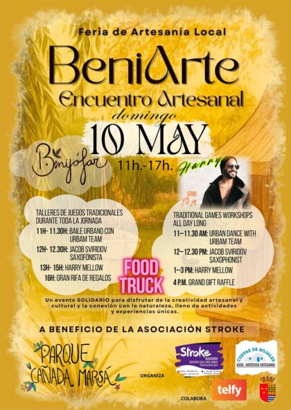 Benijófar, evento cultural: Espectáculo de baile urbano con 'Urban team', dentro de los actos del encuentro artesanal solidario 'BeniArte' organizado por asociación de ictus y daño cerebral 'Stroke association' y asociación artístico artesanal 'Cuevas de Rojales' Benijófar, evento cultural: Espectáculo de baile urbano con 'Urban team', dentro de los actos del encuentro artesanal solidario 'BeniArte' organizado por asociación de ictus y daño cerebral 'Stroke association' y asociación artístico artesanal 'Cuevas de Rojales'