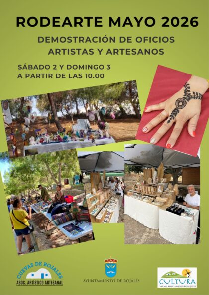 Rojales, evento: Exposición de pinturas y dibujos 'Rodulfo en Rojales' en el encuentro ‘Rodearte’, dentro de los actos de mayo de la Concejalía de Cultura