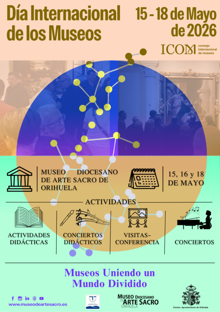 Orihuela, evento: Presentación de la exposición temporal ‘El mueble de los flores’, de la serie ‘El legado de una infanta. María Francisca de Asís de Braganza y Borbón’, organizada por el Museo de Arte Sacro