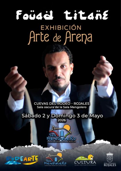 Rojales, evento: Exhibición de arte efímero hecho con arena del desierto, a cargo del artista Fouad Titane, en el encuentro ‘Rodearte’, dentro de los actos de mayo de la Concejalía de Cultura