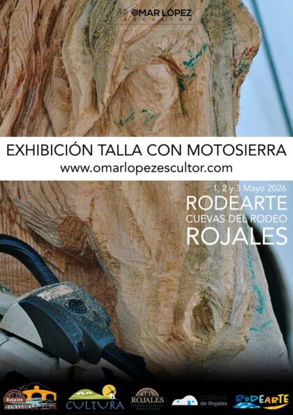 Rojales, evento: Exhibición de talla con motosierra, a cargo del escultor Omar López, en el encuentro ‘Rodearte’, dentro de los actos de mayo de la Concejalía de Cultura Rojales, evento: Exhibición de talla con motosierra, a cargo del escultor Omar López, en el encuentro ‘Rodearte’, dentro de los actos de mayo de la Concejalía de Cultura