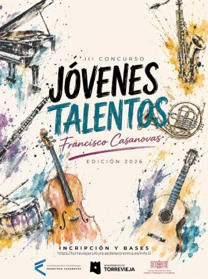 El Instituto Municipal de Cultura 'Joaquín Chapaprieta' convoca el III Concurso de Jóvenes Talentos de la Música 'Francisco Casanovas'