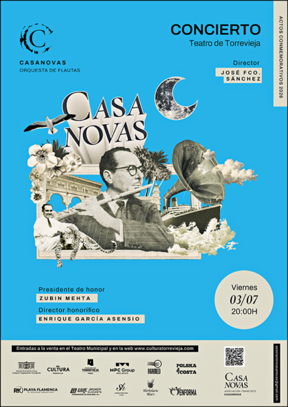 La Orquesta de Flautas Casanovas prepara su concierto del Siglo de Oro de la Flauta y música de películas