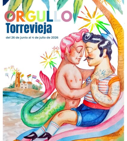 Torrevieja, evento: Gran fiesta final del 'Orgullo Torrevieja 2026' abierta al público con música, actuaciones y espectáculo, dentro de los actos del 'Orgullo 2026' organizados por el Ayuntamiento y la asociación 'Torrevieja diversa'