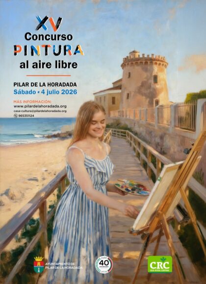 Pilar de la Horadada, evento: Inscripción al XV Concurso de Pintura al Aire Libre con la técnica libre y la temática de cualquier paisaje del término municipal, organizado por la Concejalía de Cultura