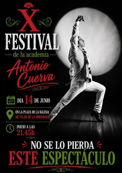Pilar de la Horadada, evento: X Festival Fin de Curso de la academia de baile 'Antonio Cuerva', organizado por el propio centro