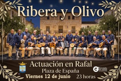 Rafal, evento: Actuación del grupo 'Ribera y olivo', dentro de los actos del 'Día de Rafal' organizados por el Ayuntamiento