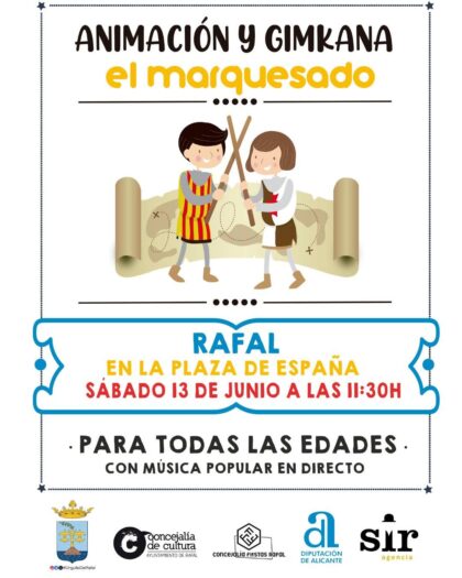 Rafal, evento: Gymkhana infantil del Marquesado para todas las edades y música popular en directo, dentro de los actos del 'Día de Rafal' organizados por el Ayuntamiento