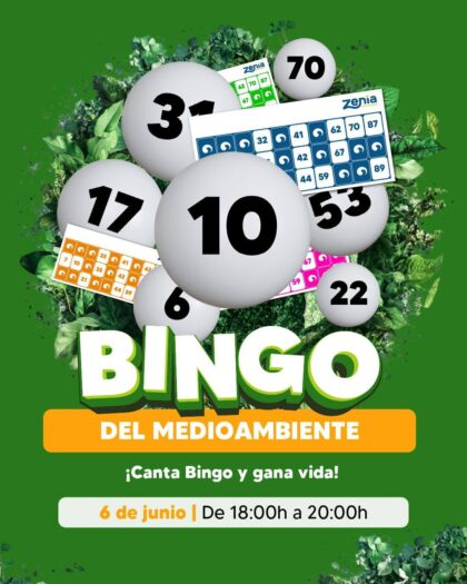 Orihuela Costa, evento: Celebración del Día del Medio Ambiente con la actividad 'Bingo del medio ambiente' con premios, dentro de los actos de junio del Centro Comercial Zenia Boulevard