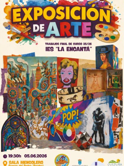 Rojales, evento: Inauguración de la exposición de arte con los trabajos de final de curso 2025/26 del alumnado del IES 'La encantá', dentro de los actos de junio de la Concejalía de Cultura Rojales, evento: Inauguración de la exposición de arte con los trabajos de final de curso 2025/26 del alumnado del IES 'La encantá', dentro de los actos de junio de la Concejalía de Cultura