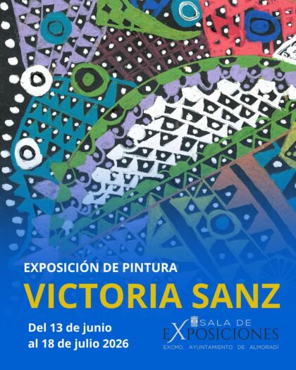 Almoradí, evento: Exposición de pintura de la artista Victoria Sanz, organizada por el Ayuntamiento