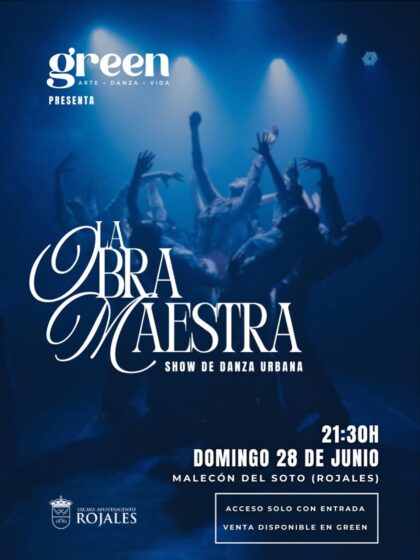 Rojales, evento cultural: III Festival de fin de curso de la escuela de arte y danza 'Green' con el espectáculo de danza urbana 'La obra maestra', dentro de los actos de las fiestas patronales en honor a San Pedro Apóstol y de Moros y Cristianos