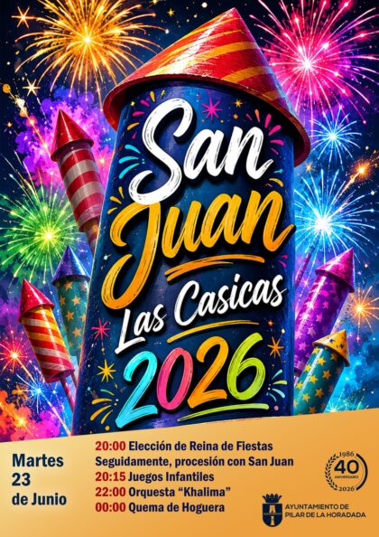 Pilar de la Horadada, evento cultural: Actuación musical de la Orquesta 'Khalima', dentro de los actos de las fiestas de San Juan del barrio de Las Casicas