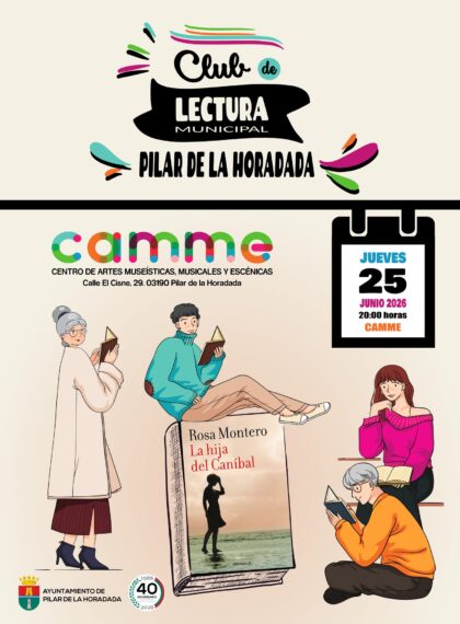 Pilar de la Horadada, evento cultural: Encuentro del Club de Lectura Municipal para comentar la obra 'La hija del Caníbal', de la escritora Rosa Montero, organizado por la Concejalía de Cultura