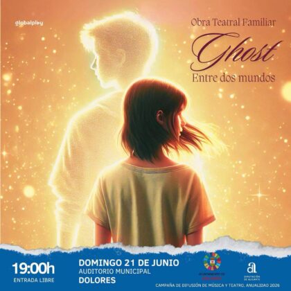 Dolores, evento cultural: Representación de la obra de teatro familiar 'Ghost. Entre dos mundos', organizada por el Ayuntamiento