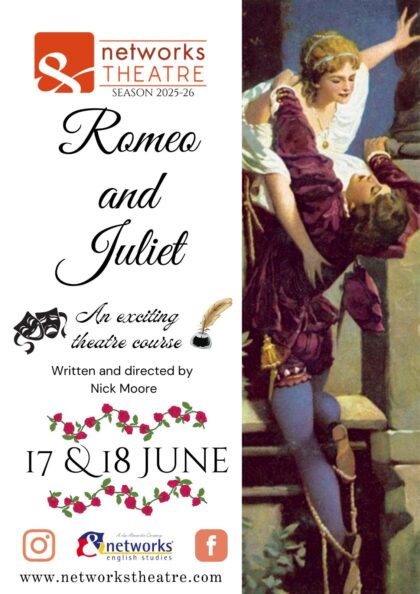 Orihuela, evento cultural: Representación en inglés de la obra 'Romeo & Juliet', por 'Networks Theatre' y escrita y dirigida por Nick Moore, organizada por 'Networks English Studies'