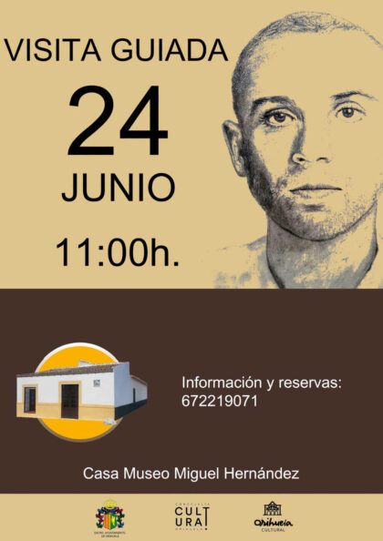 Orihuela, evento: Visita guiada gratuita a la Casa Museo Miguel Hernández, organizada por la Concejalía de Cultura
