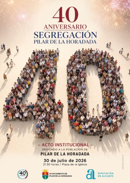 Pilar de la Horadada, evento: Celebración de la misa del aniversario de la segregación con la coral Horadada, dentro de los actos conmemorativos del 40º aniversario de la segregación del municipio organizados por el Ayuntamiento
